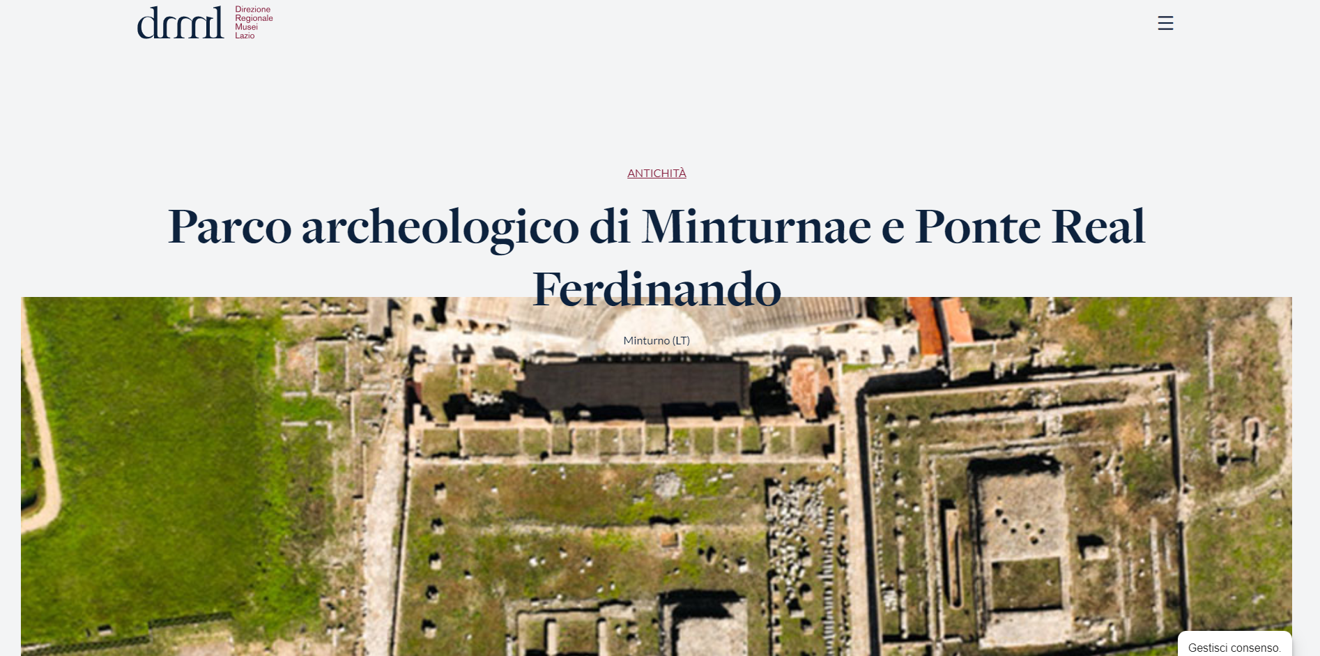 Parco archeologico di Minturnae e Ponte Real Ferdinando
